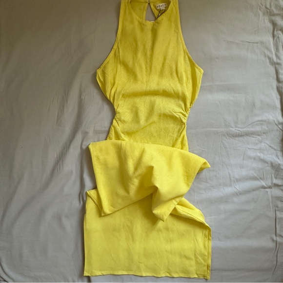 Acacia. Mae. Linen dress. Yellow. NWT - Picture 7 of 15